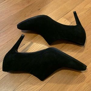 Stuart Weitzman black heeled booties